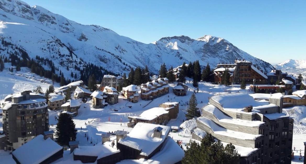 Charmant T2 Classe 3 Etoiles, Les Crozats, Magnifique Vue Montagne Avoriaz Exteriér fotografie